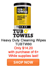 Save on Tub O' Towels