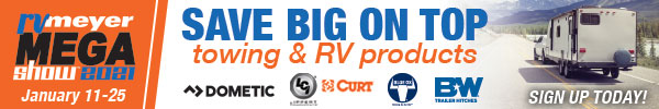 Save BIG on RV and Towing Products