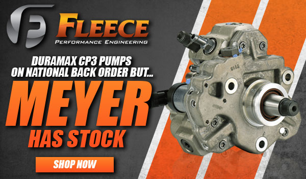 We have Duramax CP3 Pumps IN STOCK!!