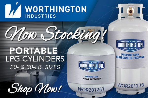 Now stocking Worthington Industries