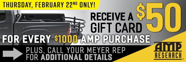 Get $50 for every $1000 AMP purchase