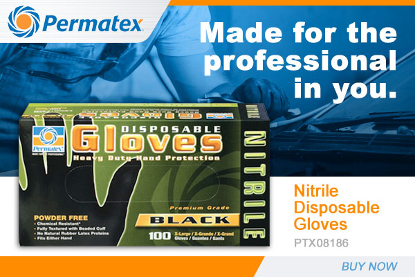 Permatex Nitril Disposable Gloves