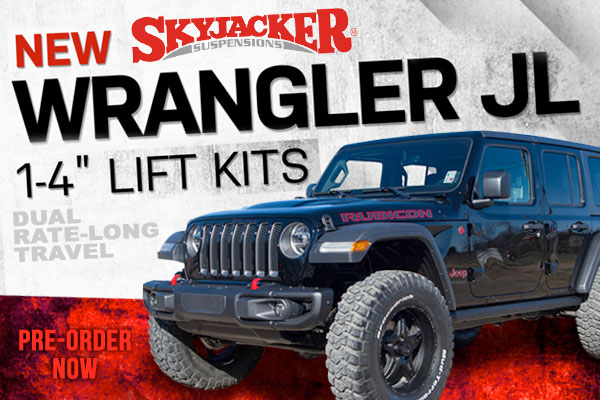 Wrangler JL Lift Kits from Skyjacker!