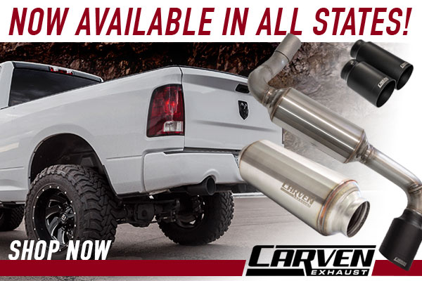 Carven Exhaust now available in all states!