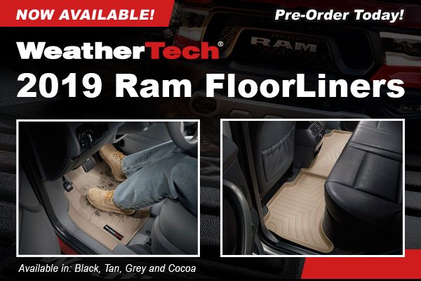 WeatherTech Ram Floorliners!