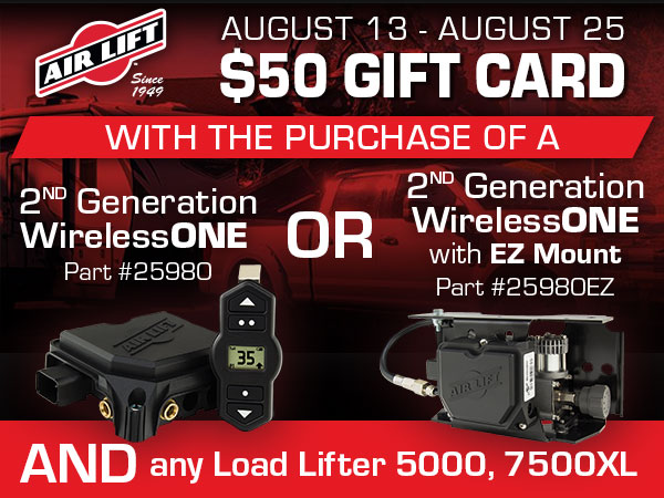 $50 Gift Card with the purchase of a 2nd Gen WirelessONE 