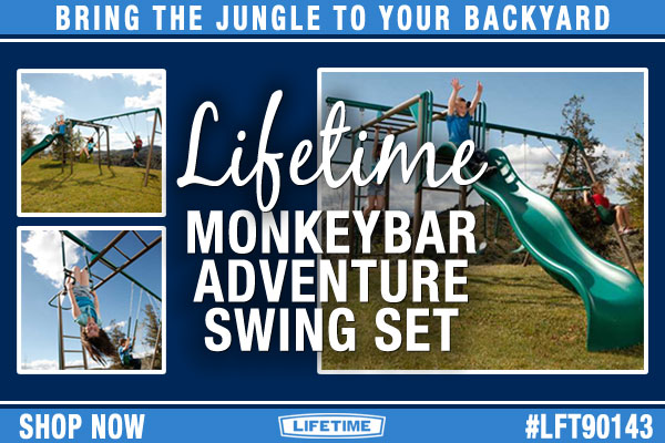 Lifetime swing sets in stock!