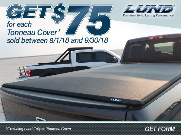 Get $75 for each Tonneau Cover sold
