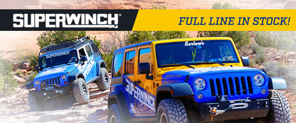 Full Line of Superwinch in stock!