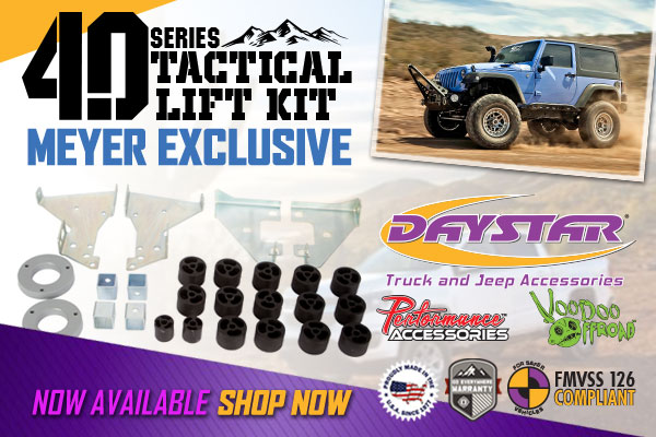 Meyer Exclusive Tactical Lift Kits