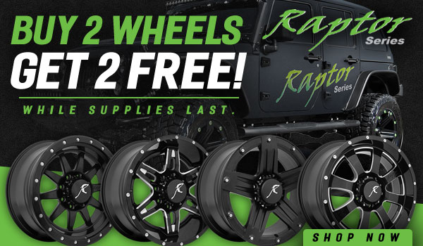 Get 2 wheels free from Raptor