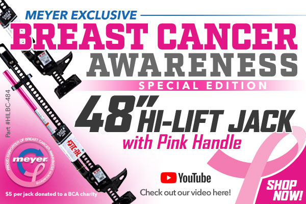 Meyer Exclusive Breast Cancer Awareness Special Edition Hi-Lift Jack