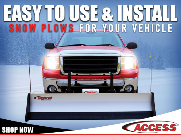 Easy to use and install snow plows