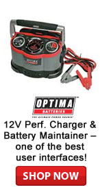 Optima 12V Perfromance Charger and Battery Maintainer