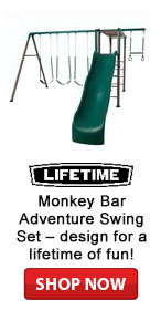 Monkey Bar Adventure Swing Set