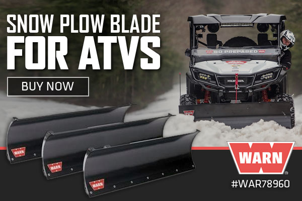 WARN Snow Plow Blade for ATVs