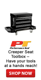 Performance Tool Creeper Seat Toolbox
