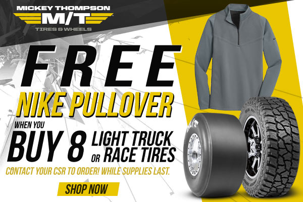 Free Pullover from Mickey Thompson