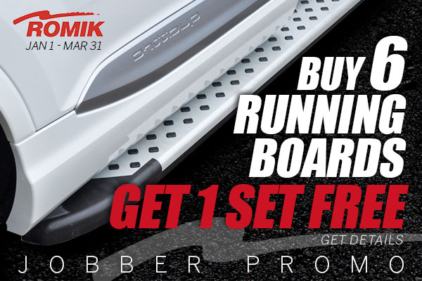 Get a Free Romik Running Board Set