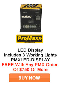Get a FREE LED Light Display with Order of $750 or more