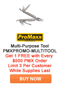 Get a free Multi-Tool with every $500 ProMaxx order