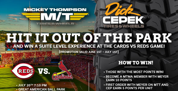 Win a Suite Level Experience at a Reds vs Cards Game
