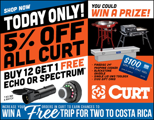 Save Today on Curt product!