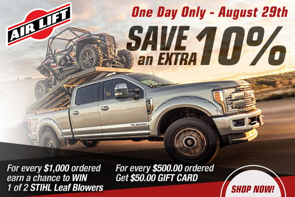 Save Today on Air Lift!