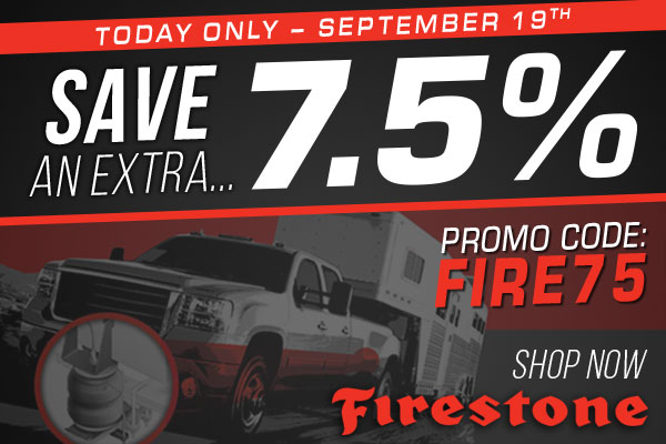 Save Today on Firestone!