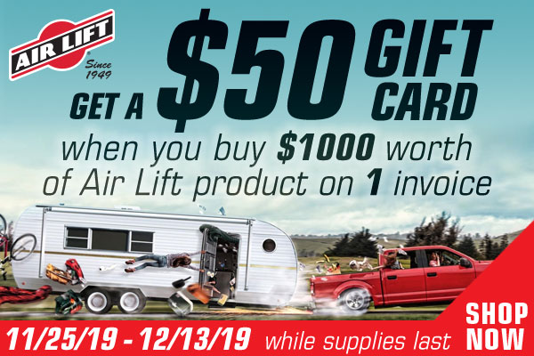 Get a Gift Card from Air Lift