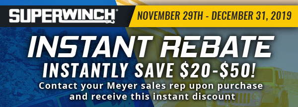 Instant Rebate on SuperWinch