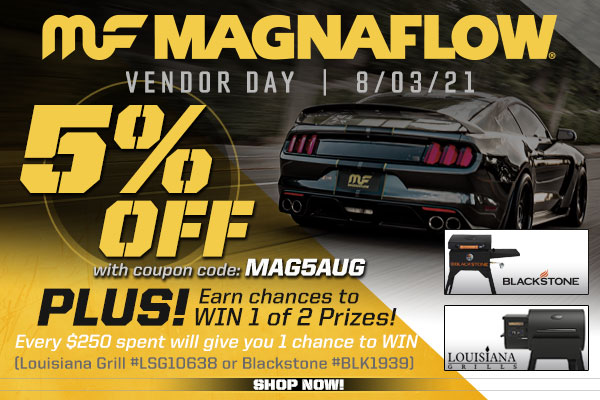 Magnaflow, Save an extra 5%