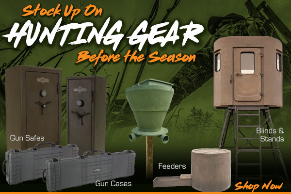 Stock up on hunting gear!