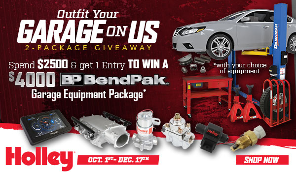 Win a Garage Equipment Package